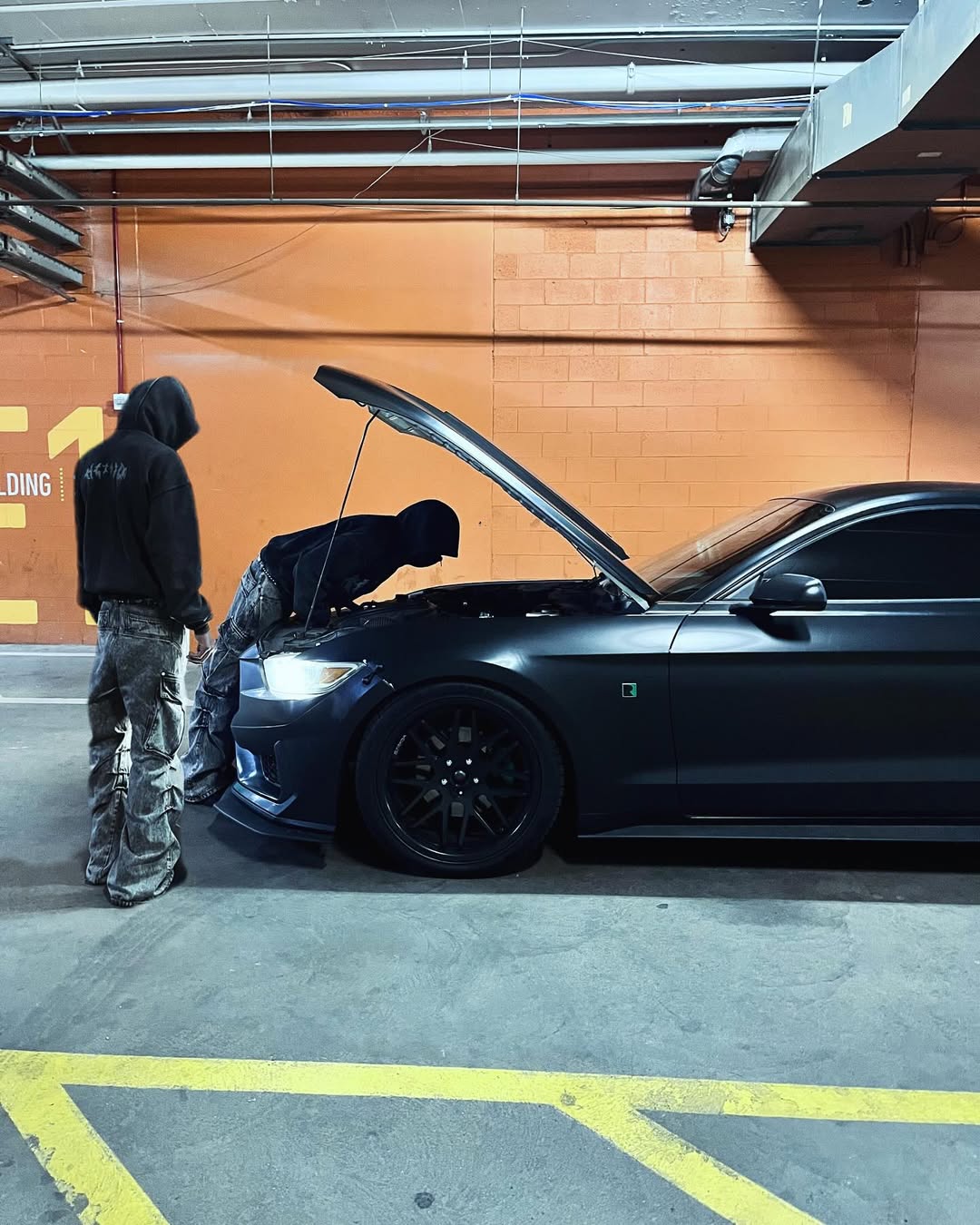 KIIKIO Stonewashed Balaclava Integrated Hoodie